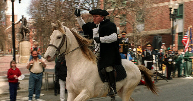 WATCH: Boston Celebrates 250th Anniversary of Paul Revere's Ride with Warning: ‘Tyranny Is at Our Door’