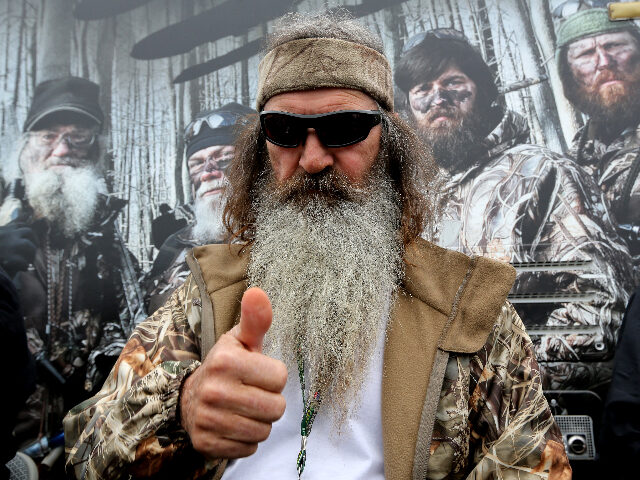 in the Duck Commander Compound at Texas Motor Speedway on April 5, 2014 in Fort Worth, Tex
