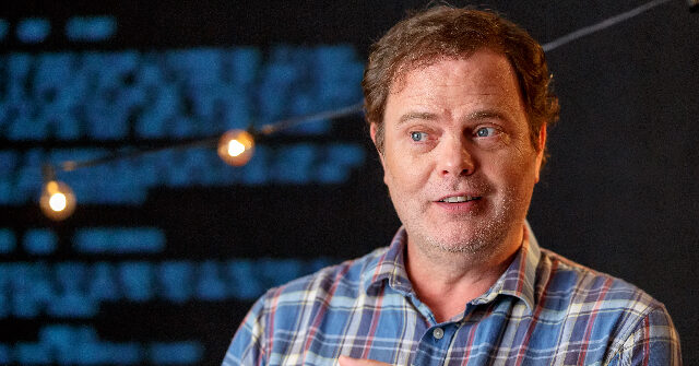 Watch: 'The Office' Star Rainn Wilson Calls Out 'Left-Leaning News' that Gave Biden a Pass Now Going After Trump