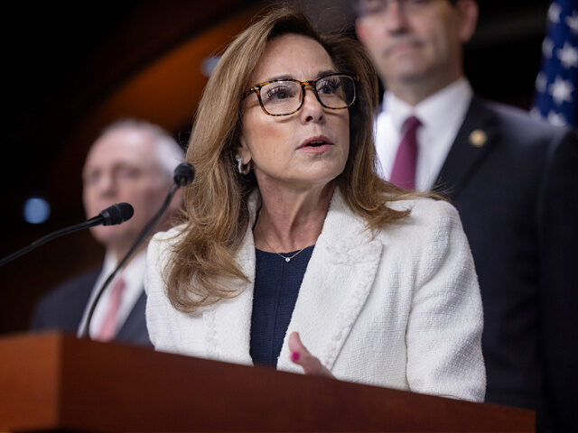 WASHINGTON, DC - APRIL 1:House Republican Conference Chair Lisa McClain (R-MI) speaks at a