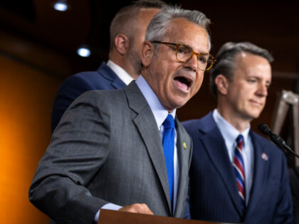 Rep. Mark Alford (R-MO) speaks during a press conference on Capitol Hill on June 26, 2024