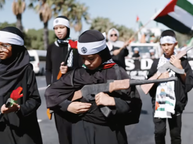 Palestinian March Cape Town (Screenshot / Radio 786 / Facebook)