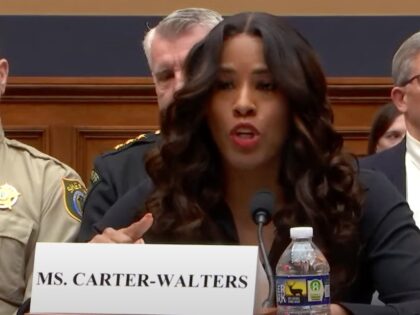 Danielle Carter-Walters delivers a statement at the House Judiciary Subcommittee on Immigr