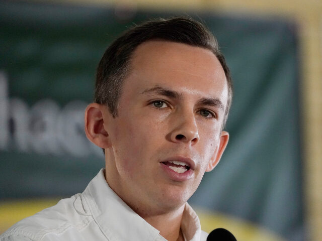 Shad White Republican State Auditor Shad White addresses the crowd at the pavilion in Founders Square