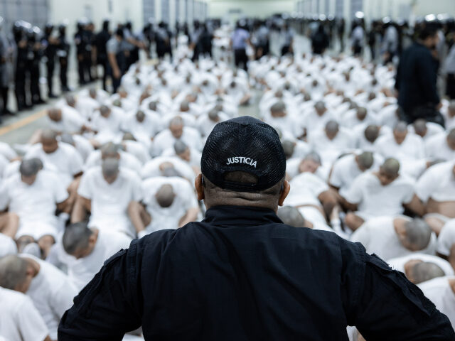 Tren de Aragua El Salvador (----EDITORIAL USE ONLY - MANDATORY CREDIT - 'EL SALVADOR PRESIDENCY / HANDOUT'