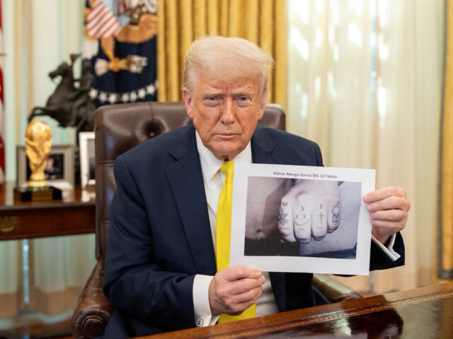 Trump Shows Photo of Gang Tatoos