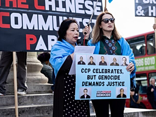 LONDON, UNITED KINGDOM - 2023/10/01: Rahima Mahmut, the Executive Director of Stop Uyghur