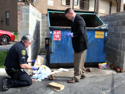 HPD works the scene where a newborn baby boy was found alive in a dumpster by maintenance