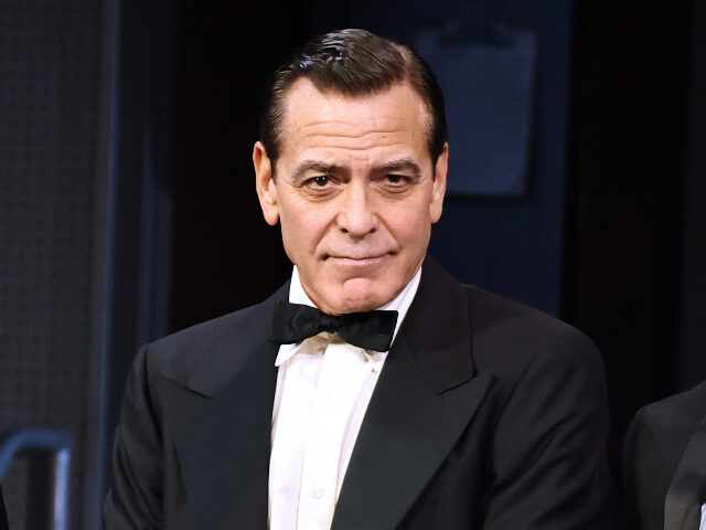 georgeclooney NEW YORK, NEW YORK - APRIL 03: George Clooney attends a curtain call on stage during "