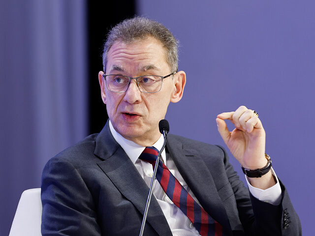 jan2025-Albert-Bourla-CEO-Pfizer-Inc-getty Albert Bourla, chief executive officer of Pfizer Inc., during a panel session at the World