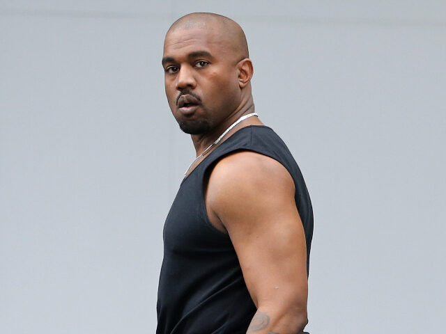 MIAMI FL - MARCH 3: Kanye West is seen leaving his hotel on March 3, 2022 in Miami, Florid