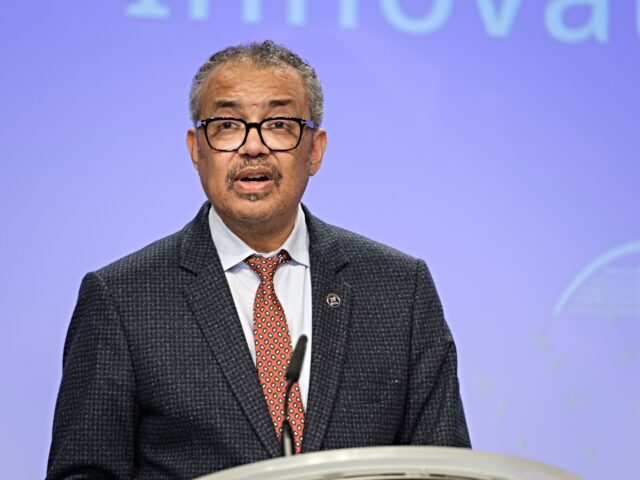 RUSSELS, BELGIUM - OCTOBER 11: Director-General of the World Health Organization Tedros Ad