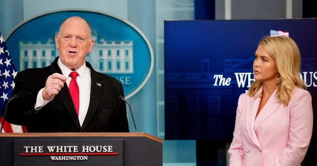 Watch Live: Karoline Leavitt and Tom Homan Hold Press Conference