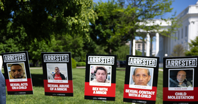 Trump Admin Places Illegal Alien Lawn Signs Right at White House Media Row