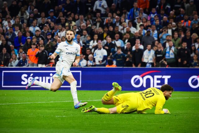 Amine Gouiri hit a hat-trick as Marseille beat Brest 4-1 in Ligue 1 on Sunday