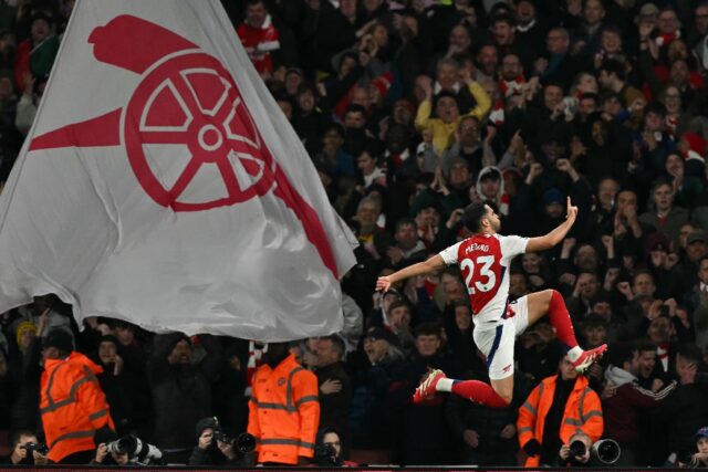 Arsenal beat Real Madrid 3-0 in the first leg of their Champions League quarter-final at t