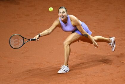 Aryna Sabalenka lost the Stuttgart final to Jelena Ostapenko earlier this week