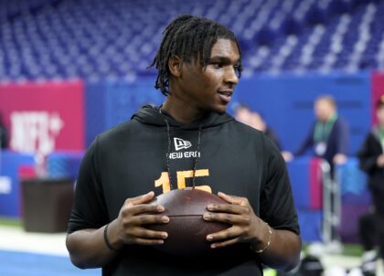 Cam Ward, a quarterback from the University of Miami, is expected to be taken by the Tenne