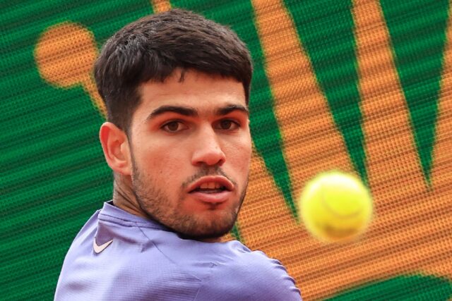 Carlos Alcaraz beat Lorenzo Musetti in three sets to win the Monte Carlo Masters