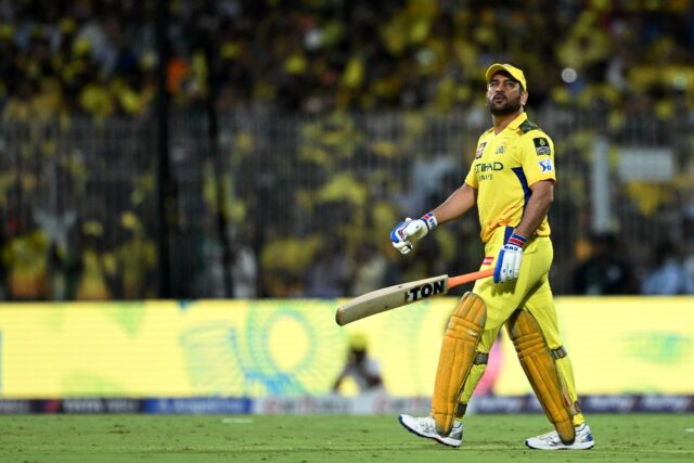 Chennai Super Kings' Mahendra Singh Dhoni