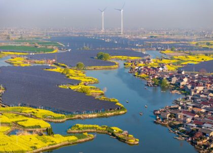 China's wind and solar energy capacity has surpassed that of mostly coal-powered thermal f