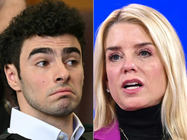 This combination of pictures created on April 1, 2025 shows accused killer Luigi Mangione