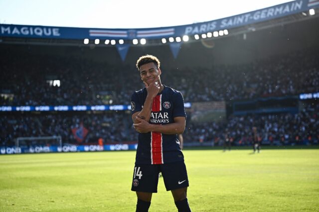 Desire Doue is enjoying a fine debut season at Paris Saint-Germain and has broken into the
