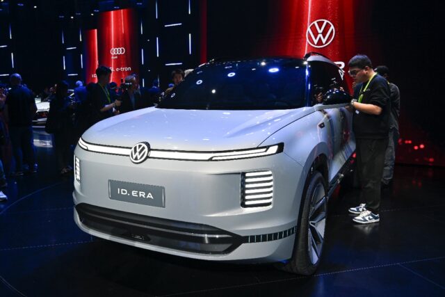 On the eve of the opening of massive industry show Auto Shanghai, Volkswagen presented thr