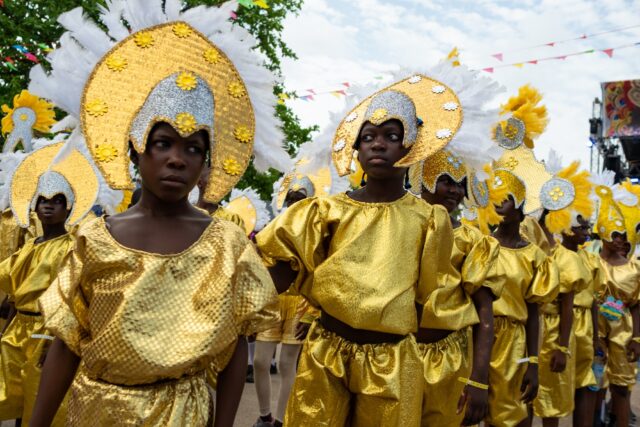 The festival helps to keep their heritage alive and celebrate the city's Afro-Brazilian hi