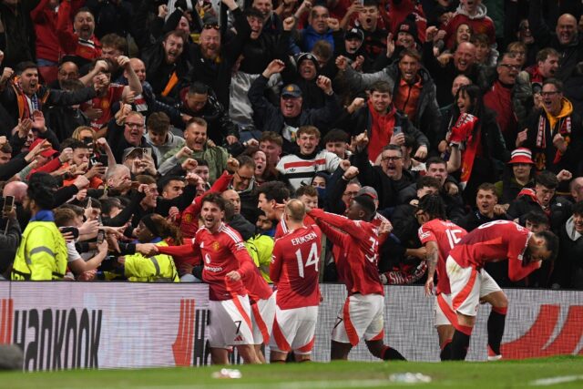 Harry Maguire scored Man Utd's winner in a remarkable 5-4 victory over Lyon