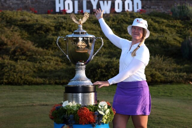 Ingrid Lindblad of Sweden celebrates first LPGA title at LA Championship at El Caballero C