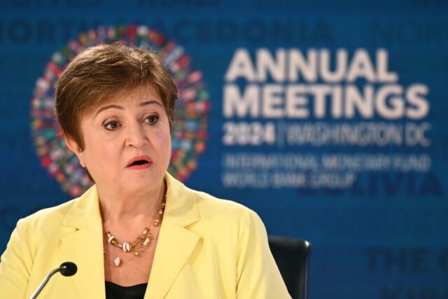 International Monetary Fund Managing Director Kristalina Georgieva, seen in October 2024,