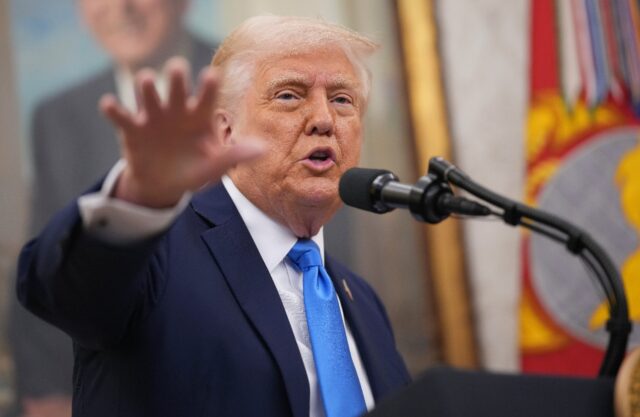 Investors are nervously awaiting Donald Trump's tariffs announcement, which is due later W