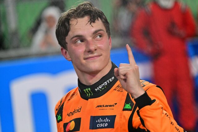 McLaren's Australian driver Oscar Piastri leads the F1 drivers' championship heading into