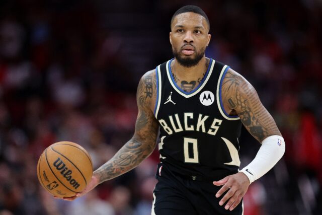 The Milwaukee Bucks have listed star guard Damian Lillard as 'questionable' to play in gam