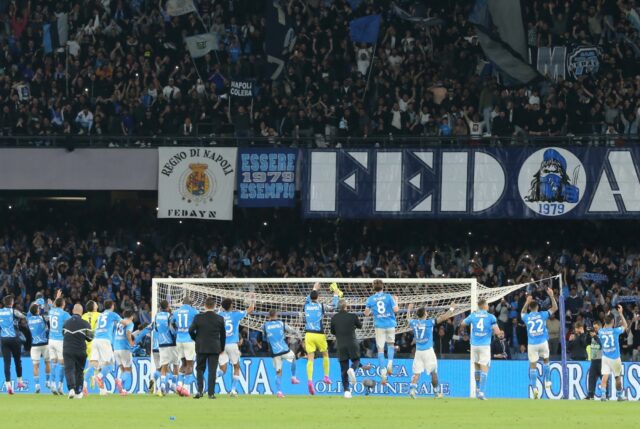 Napoli are three points ahead of Inter at the top of Serie A