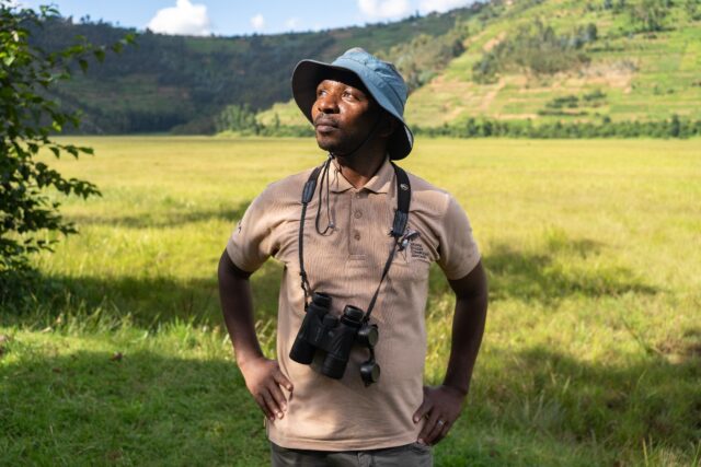 Olivier Nsengimana won the Whitley Fund for Nature Gold Award for his work to save the cra