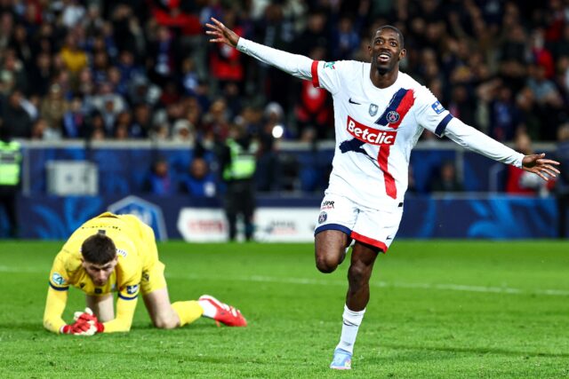 Ousmane Dembele scored twice as Paris Saint-Germain fought back to beat Dunkerque 4-2 in t