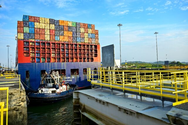 The Panama Canal handles five percent of global maritime trade
