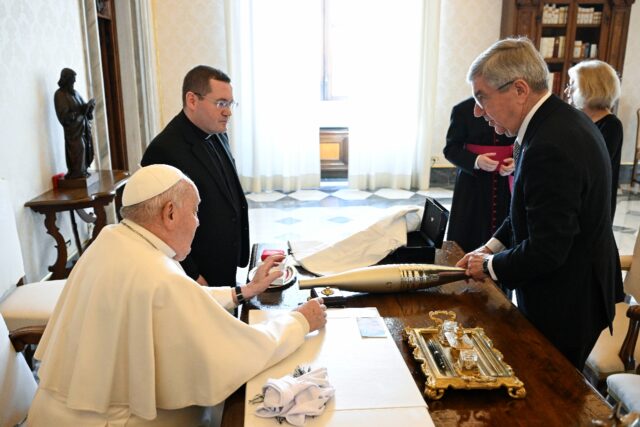 Pope Francis, who died on Monday, inspired the creation of the refugee team, said IOC pres