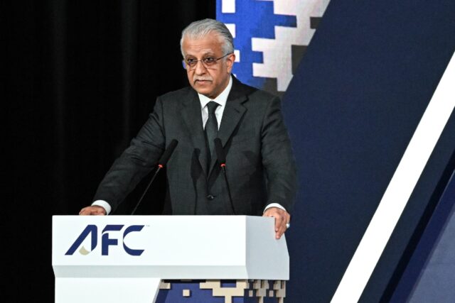 President of the Asian Football Confederation (AFC) Sheikh Salman bin Ibrahim Al Khalifa i