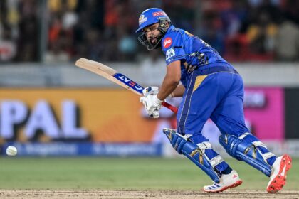 Rohit Sharma helped Mumbai easily chase down a target of 144 set by Hyderabad