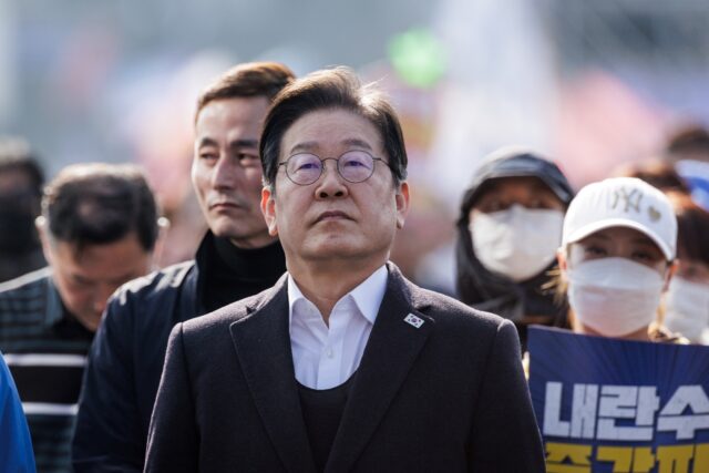 South Korea's main opposition leader Lee Jae-myung is the front runner in snap elections