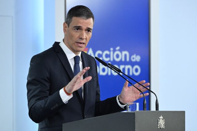 Spanish Prime Minister Pedro Sanchez is one of the most outspoken critics of Israel's mili