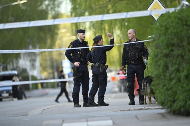 Swedish police sealed off a hair salon in the city of Uppsala where three people were kill