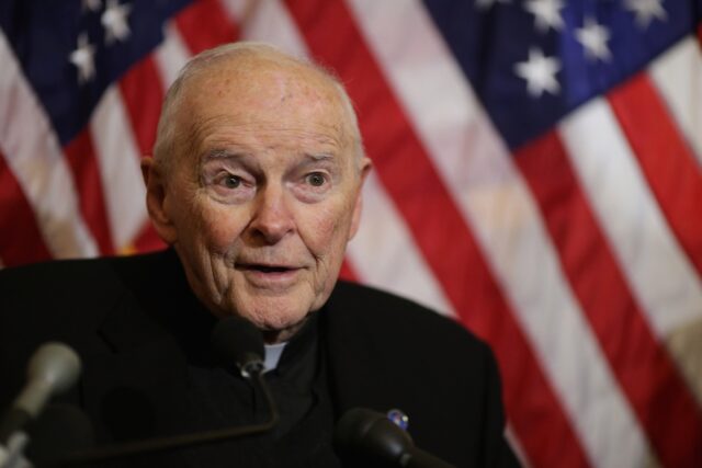 Theodore McCarrick, who was the first cardinal to be defrocked over allegations of sexual