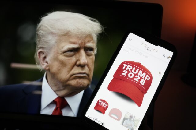 US President Donald Trump has amassed an impressive range of branded products to promote h