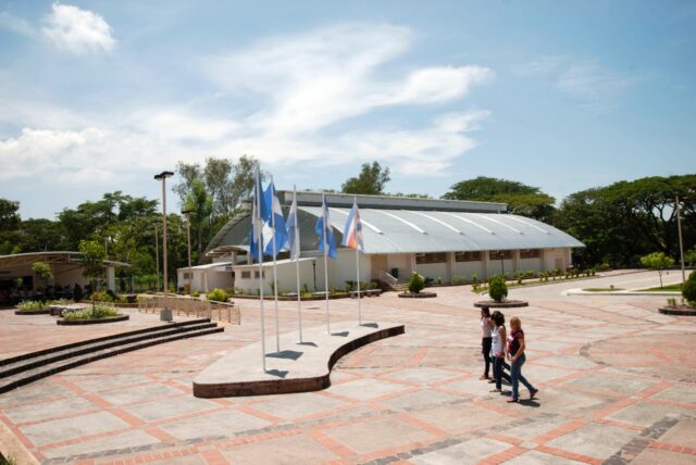 A view in 2012 of the Chalatenango Tech Institute in El Salvador, built with funding by th