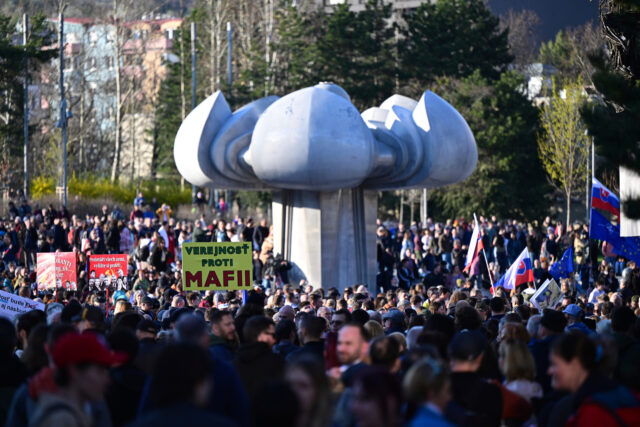 Slovakia Protest The Associated Press