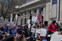 Anti-Trump Protesters Rally in New York, Washington, Elsewhere Across America